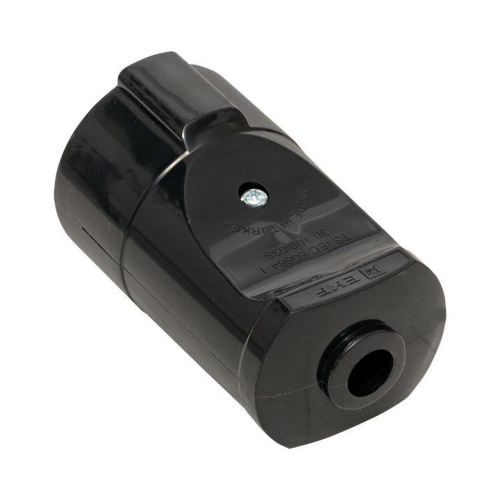 Гнездо штепсельное с заземл. черн. 16А 250В PROxima EKF ASG16-30-r