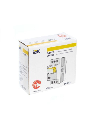 Выключатель дифференциального тока (УЗО) 2п 32А 100мА тип AC ВД1-63 KARAT IEK MDV10-2-032-100