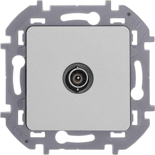 Розетка телевизионная проходная TV Inspiria 14дБ 5-862мГц механизм алюм. IEK 673862