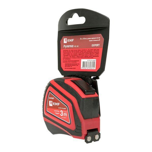 Рулетка измерительная РС-10 3мх16мм Autostop магнит Expert EKF rs-10-3-16-quad