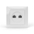 Розетка компьютерная 2-м СП AVA в сборе бел. TOKOV LIGHT TKL-AV-RC2-C01