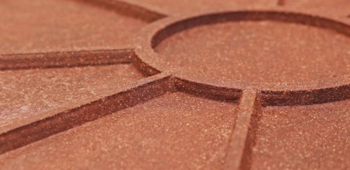 Плита для закрытия кабеля ПЗК "ОСТОРОЖНО КАБЕЛЬ" 480х480х16 Synergy 00-00000060