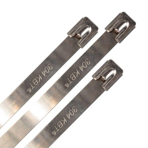 Хомут кабельный СКС (304) 4.6х300 стальной (уп.100шт) Fortisflex 74912