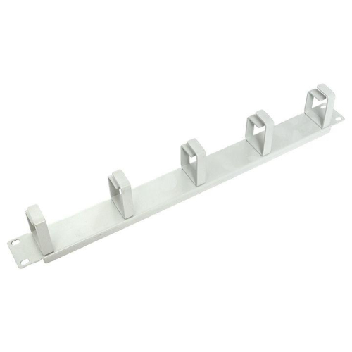 Органайзер кабельный TERACOM PRO 1U 5 колец сер. EKF TRP-1CO-5R-M-GR