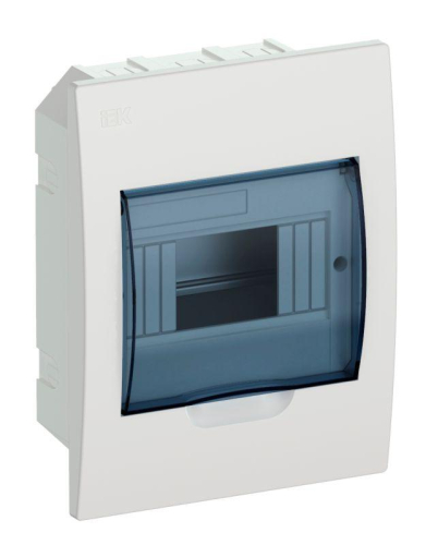 Бокс ЩРВ-П-6 мод. встраив. пластик IP41 IEK MKP12-V-06-40-20-U