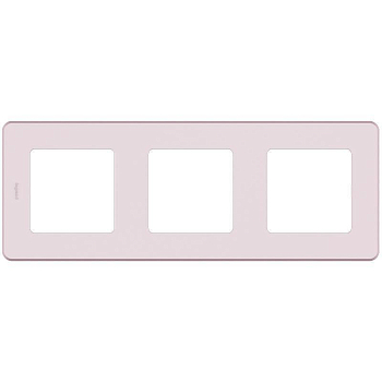 Рамка 3-м Inspiria роз. IEK 673954