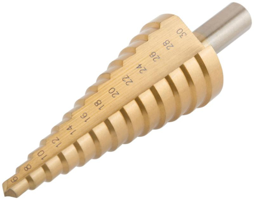 Сверло ступенчатое HSS по металлу 13 ступеней 6-30мм MOS 36383М