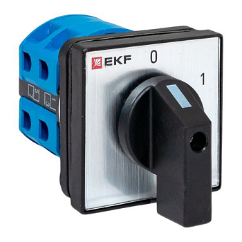 Переключатель кулачковый ПК-1-14 4п 25А "0-1" IP65 EKF pk-1-14-25-65