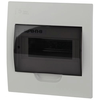 Бокс встраиваемый ЩРВ-П-8 8мод. IP41 пластик SIMPLE NO-box_simple-plastic_8_flush BOXF08 Эра Б0041511