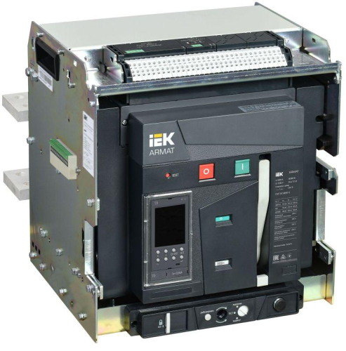 Выключатель автоматический воздушный 3п F 3200А 125кА TD выдвижн. с комплектом аксессуаров ARMAT IEK AR-ACB-3VF-125-3200A-TDCF