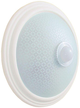 Светильник НПО 3234Д 2х25Вт E27 IP20 с дат. движ. бел. IEK LNPO0-3234D-2-025-K01