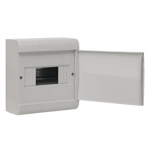 Щит ЩРН-П-8 IP41 бел. дверца (пром. упак.) Basic EKF pb-n-8w-bas