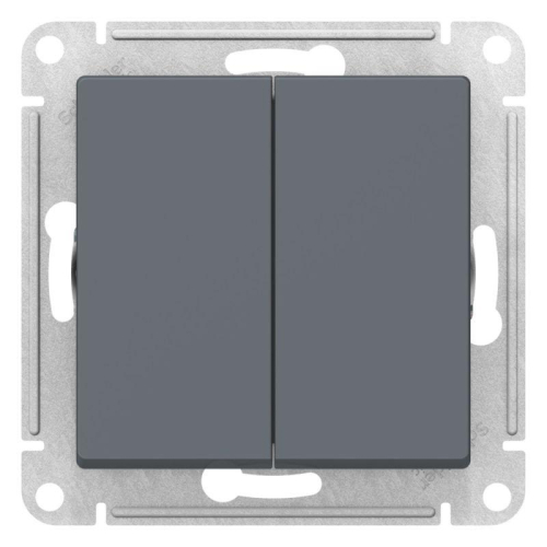 Выключатель 2-кл. AtlasDesign (сх. 2) 10А с самовозвратом механизм грифель SE ATN000717