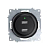 Розетка USB 2-м СП Florence 16А IP20 с подсветкой механизм черн. (1E10351303) OneKeyElectro 2260092