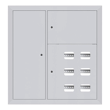 Щит этажный 6кв. слаботочка слева (1000х950х160) Basic EKF mb28-v-6z