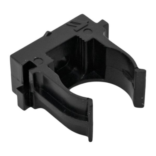 Держатель для труб (клипса) d20мм для монтажн. пистолета черн. (уп.100шт) Plast EKF derjp-z-20-black