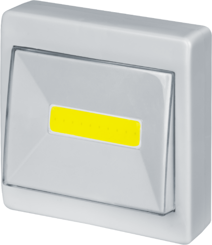 Фонарь 14 231 NPT-PL03-3AAA пласт. пушлайт 1COB LEDx3Вт 1реж. Navigator 14231
