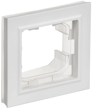 Рамка 1-м BRITE РУ-1-БрАБ-44 IP44 арктич. бел. IEK BR-M12-44-K91