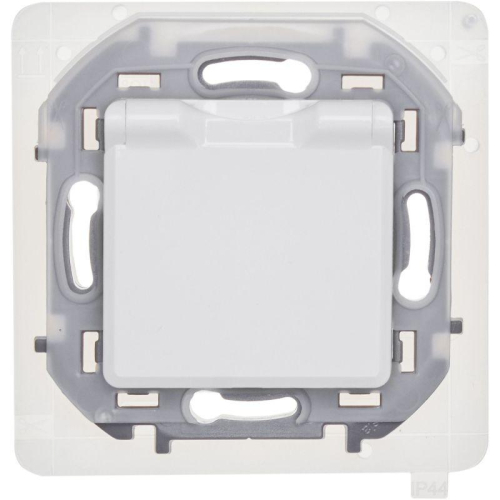 Розетка 1-м СП Inspiria 16А IP44 250В 2P+E защ. шторки с крышкой немецк. стандарт механизм бел. IEK 673740