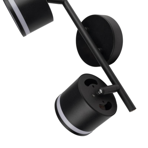 Светильник PCL-0702 max 20Вт (каждая лампа) 2xGX53 IP20 230В BL настен./потолочн. декор. под лампу JazzWay 5066809