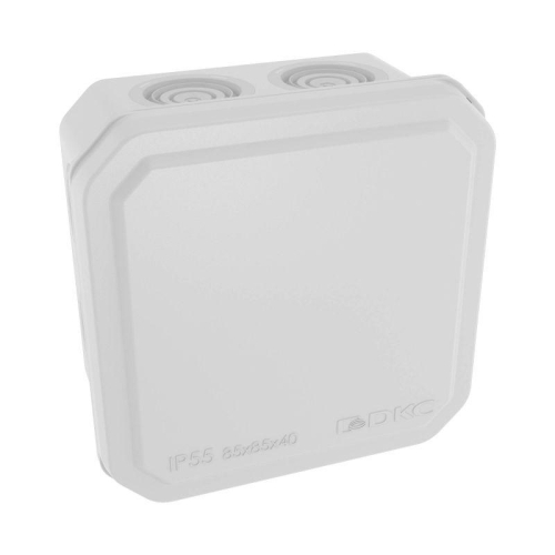 Коробка ответвительная с 8+2 кабельными вводами d20/20мм IP55 85х85х40мм DKC 53785