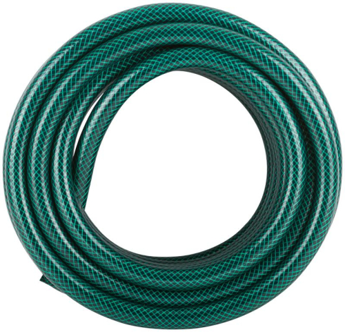 Шланг поливочный трехслойный армированный 3/4дюймх1.5ммх15м зел. КУРС 76307