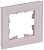 Рамка 1-м BRITE РУ-1-2-Бр стекло розовый матов. IEK BR-M12-G-31-K14