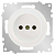 Механизм розетки 1-м СП Florence 16А IP20 без заземл. винт. контакты бел. 1E10301300 OneKeyElectro 2172766