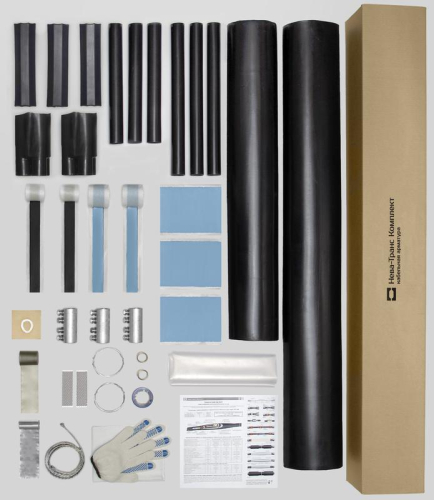 Муфта кабельная соединит. 10кВ 10СТп(тк)-3х(150-240) с болтов. соединителями Нева-Транс Комплект 22010032