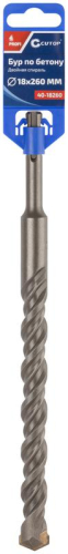 Бур по бетону Profi двойн. резьба SDS-Plus 18х260мм Cutop 40-18260