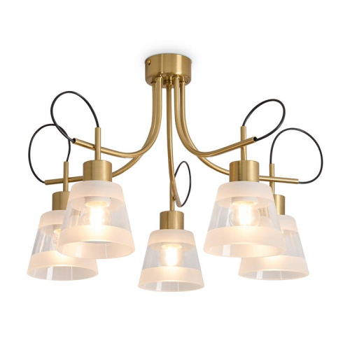 Светильник Caramel 5х60Вт E27 IP20 подвесной Freya FR5522PL-05BS