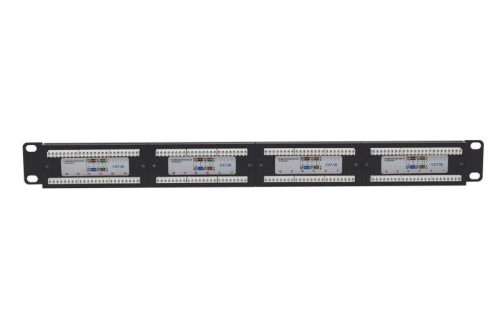 Патч-панель 19дюйм 1U кат.5E неэкранир. 24 порта RJ-45 Dual IDC TOKOV ELECTRIC TKE-PP-5E-1U-24P-UTP