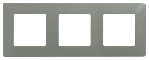 Рамка 3-м Etika светл. галька IEK 672523