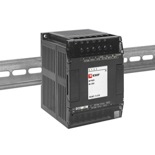 Модуль ввода термосопротивлений REMF 4 PRO-Logic (без поверки) EKF REMF-T-4TR