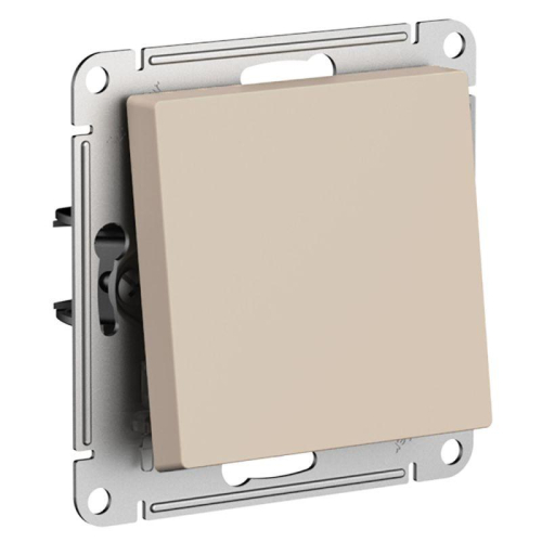 Выключатель AtlasDesign (сх. 1) 10AX с самовозвратом механизм песочн. SE ATN001215