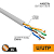 Кабель витая пара U/UTP кат.5E 4х2х24AWG CU медь 100МГц PVC сер. (уп.50м) PROCONNECT 01-0052-50