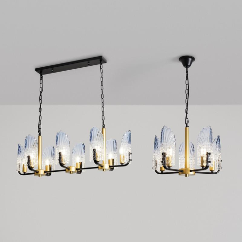 Светильник Ollie 8х40Вт E14 IP20 подвесной Freya FR5525PL-08GB