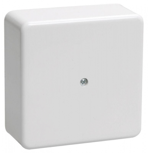 Коробка распаячная ОП КМ 75х75х28 бел. IEK UKO10-075-075-028-K01-E