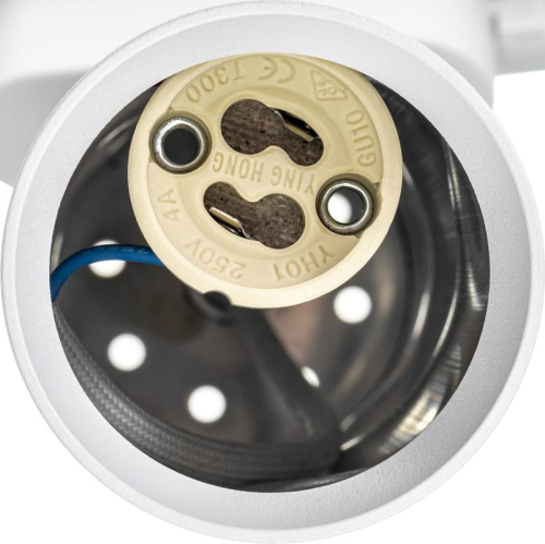 Светильник трековый поворотный ARTLINE 55х55х200 GU10 230В алюм. 2.6кв.м бел Ritter 59931 3