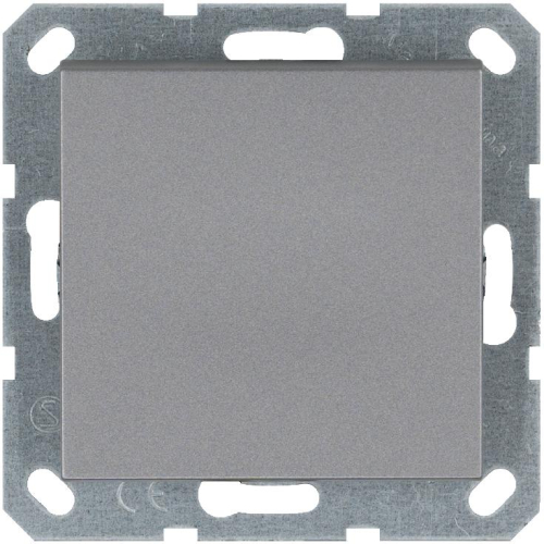 Кнопка звонка 1-кл. 10А IP20 механизм алюм. Jasmart G3010S