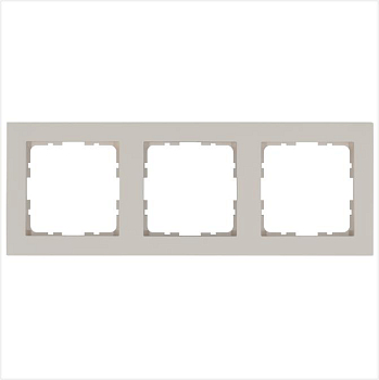 Рамка 3-м G-Classic тауп Jasmart G1003T