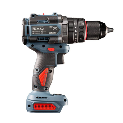 Дрель-шуруповерт ударная DB-20-160 (без АКБ и заряд. устр.) КВТ 104539