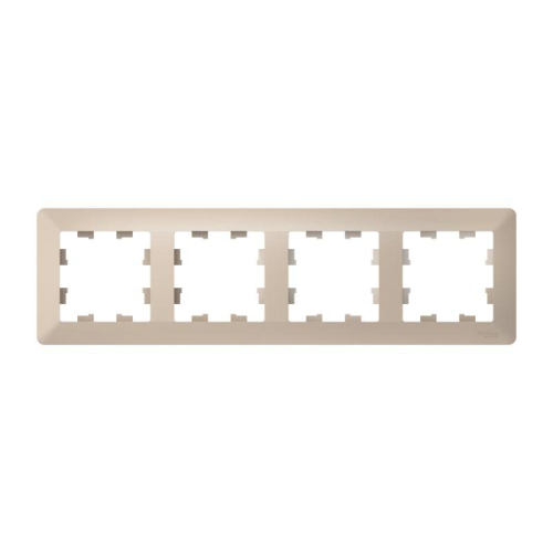 Рамка 4-м AtlasDesign Air песочн./дым. бел. SE ATN221204