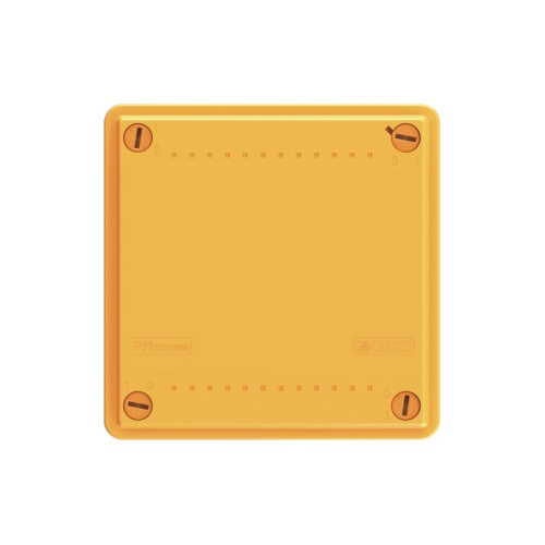 Коробка ответвительная FS 100х100х50мм IP56 5п 450В 10А 6кв.мм с гладкими стенками и клеммниками пластик. DKC FSB10506