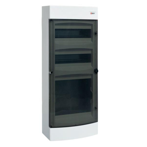 Щит комбинированный Unix 2х12мод. + 1 монтаж. плата 4 габарит IP41 прозр. дверь PROxima EKF ux-2x12+1m-n