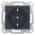 Механизм розетки 1-м СП Sedna 16А IP20 250В с заземл. без защ. шторок графит SchE SDN3000570