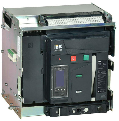 Выключатель автоматический воздушный 4п A 800А 55кА TY выдвиж. с комплектом аксессуаров ARMAT IEK AR-ACB-4VA-055-0800A-TYCF