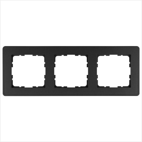 Рамка 3-м G-Flex антрацит Jasmart G1103B