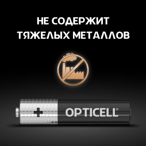 Элемент питания алкалиновый AAA/LR03 (блист.12шт) Basic Opticell 5051011/6051011