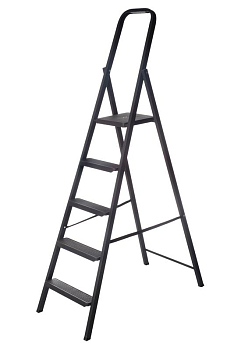 Лестница-стремянка "Компакт" 5 ступ. 6.25кг сталь FIT 65373